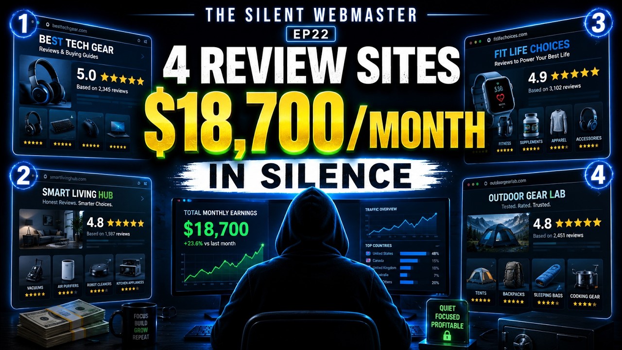How He Owns 4 Review Sites.They Make $18,700/MonthIn Silence.