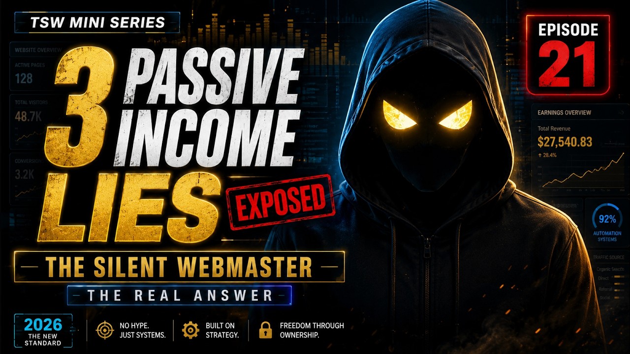 How The Passive Income Advice Keeps You Broke in 2026″