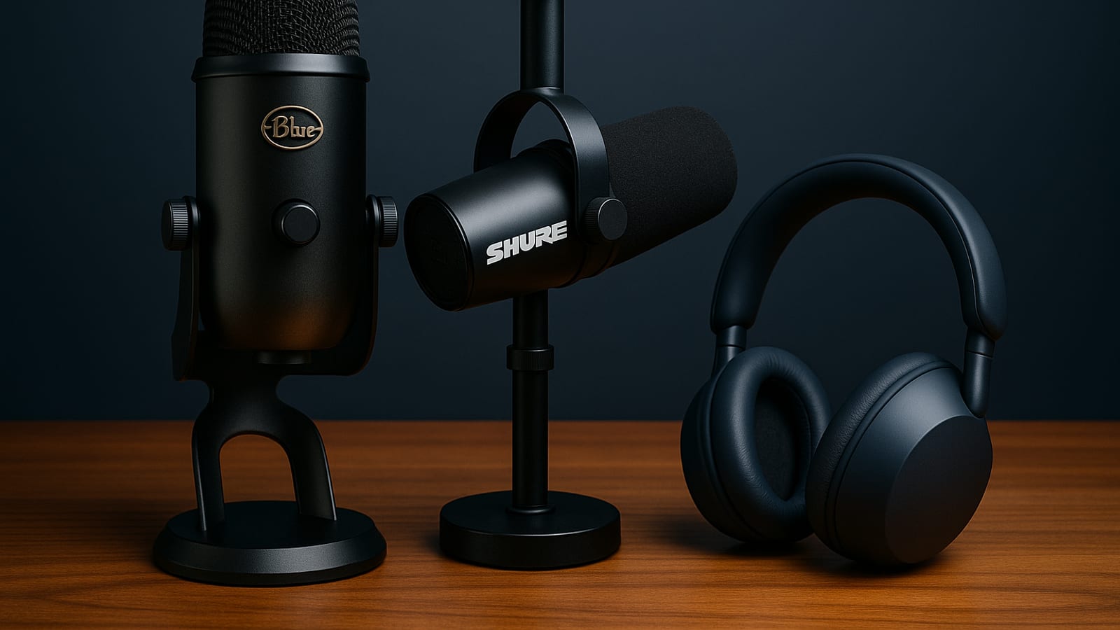 The Quiet Operator’s Full Audio Stack: Yeti, MV7 & XM5